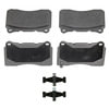 Wagner MX1001A Disc Brake Pad Set Wagner Brake ThermoQuiet MX1001A Semi-Metallic Disc Brake Pad Set