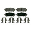 Wagner MX1004 Disc Brake Pad Set Wagner Brake ThermoQuiet MX1004 Semi-Metallic Disc Brake Pad Set
