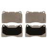 Wagner MX1016 Disc Brake Pad Set Wagner Brake ThermoQuiet MX1016 Semi-Metallic Disc Brake Pad Set