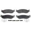 Wagner MX1045 Disc Brake Pad Set Wagner Brake ThermoQuiet MX1045 Semi-Metallic Disc Brake Pad Set