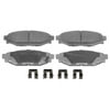 Wagner MX1114 Disc Brake Pad Set Wagner Brake ThermoQuiet MX1114 Semi-Metallic Disc Brake Pad Set