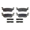 Wagner MX1120 Disc Brake Pad Set Wagner Brake ThermoQuiet MX1120 Semi-Metallic Disc Brake Pad Set