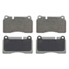 Wagner MX1129 Disc Brake Pad Set Wagner Brake ThermoQuiet MX1129 Semi-Metallic Disc Brake Pad Set
