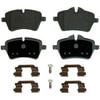 Wagner MX1204 Disc Brake Pad Set Wagner Brake ThermoQuiet MX1204 Semi-Metallic Disc Brake Pad Set