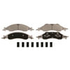 Wagner MX1278 Disc Brake Pad Set Wagner Brake ThermoQuiet MX1278 Semi-Metallic Disc Brake Pad Set