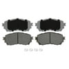 Wagner QC1711 Disc Brake Pad Set Wagner Brake ThermoQuiet QC1711 Ceramic Disc Brake Pad Set