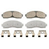Wagner QC833 Disc Brake Pad Set Wagner Brake ThermoQuiet QC833 Ceramic Disc Brake Pad Set