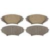 Wagner QC1009 Disc Brake Pad Set Wagner Brake ThermoQuiet QC1009 Ceramic Disc Brake Pad Set