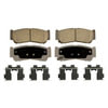 Wagner QC1297 Disc Brake Pad Set Wagner Brake ThermoQuiet QC1297 Ceramic Disc Brake Pad Set