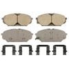 Wagner QC1301 Disc Brake Pad Set Wagner Brake ThermoQuiet QC1301 Ceramic Disc Brake Pad Set