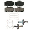 Wagner ZD611 Disc Brake Pad Set QuickStop Ceramic Disc Brake Pad Set