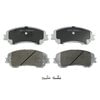 Beck Arnley 085-1986 Disc Brake Pad Set PREMIUM ASM BRAKE PADS