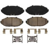 Wagner ZD748 Disc Brake Pad Set QuickStop Ceramic Disc Brake Pad Set