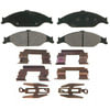Wagner ZX804 Disc Brake Pad Set QuickStop Semi-Metallic Disc Brake Pad Set