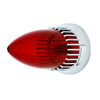 United Pacific C8017 Headlight Tail Light - 1959 Cadillac Style, with Flush Mount Bezel, Red Lens