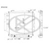 Koyorad A2102 Radiator Plastic Tank With Aluminum Core Radiator.