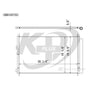 Koyorad CD010372 A/C Condenser All Aluminum Condenser