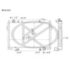 Koyorad A1918 Radiator Radiator - Engine Coolant, for 1995-1997 Toyota Land Cruiser, 1996-1997 Lexus LX450