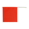 Ancra 49893-13 Safety Flag Safety Flag - 18 in. x 18 in., Fluorescent Orange Mesh, with Wooden Dowel Rod