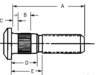 W1270 by ACCURIDE - M22x1.5 x 4.50 - Wheel Bolt (Gunite)