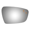 Burco 5758BC Door Mirror Glass KIA FORTE RH CONVEX BLDSP
