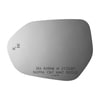 5684B by BURCO - Passenger Side (RH) Convex Mirror Glass with Blind Spot Icon, Fits Heated OE Mirror Only