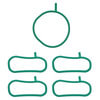 MS 97619 by FEL-PRO - Engine Intake Manifold Gasket Set