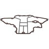 Elring 857.610 Engine Oil Pan Gasket Gasket, oil sump