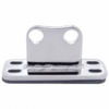 United Pacific 21300 Exhaust Bracket Stainless Straight Exhaust Bracket for Peterbilt 359/379
