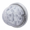 United Pacific 39679 Truck Cab Light 17 LED Reflector Watermelon Flush Mount Kit, Low Profile Bezel, Red / Clear