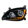 United Pacific 35747 Headlight Assembly Black 10 LED Headlight for Peterbilt 587 (2010-2016) & 579 (2012-2021), LH