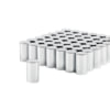 United Pacific 10568CB Wheel Lug Nut Cover Set 33mm x 3-1/2" Chrome Plastic Cylinder Nut Covers, Push-On (60-Pack)