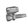 G34210-1010 by GATES - Couplings - Field Attachable for C5CXH, C5C, C5D & C5M Hose - Dual Seat Female JIC 37°/SAE 45° Flare Swivel Steel