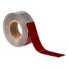 Grote 40650 Reflector Assembly 2 in. x 150 ft. Roll Conspicuity Tape, Red/Silver, DOT-C2 Standard, Easy Installation