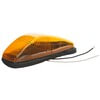 Grote 46813 Side Marker Light CLR/MKR LAMP, YELLOW, SMALL AERODYNAMIC, BULK PACK Lens Color YEL