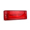 Grote 54002 Turn Signal Light SuperNova Turtleback II Stop/Turn/Marker Light, LED, High Mount, Red Lens, White Housing, 12V,