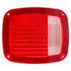 Grote 91302 Tail Light Lens Stop / Tail / Turn Replacement Lens - Red