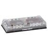 Grote 76943 Light Bar 17" Low-Profile LED Mini Light Bars, Permanent Mount, Amber w/ Clear Lens