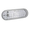 Grote G6013 Turn Signal Light Hi Count® Oval LED Stop Tail Turn Light, Front or Rear Turn, Amber w/ Clear Lens