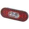 Grote 54702 Tail Light 6" Oval LED Stop Tail Turn Lights with Integrated Back-up, Integrated Hard Shell