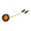 Grote 49283 Side Marker Light MicroNova® Dot LED Clearance Marker Lights, Amber, with Grommet, Multi-Volt