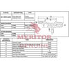 Meritor 0415972002 Hub Assembly Hub Assembly, Hub + Studs only