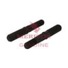 20X2136 by MERITOR - Wheel Lug Stud, 5 1/4 in. Overall Length, Round, Serrated, Right Hand, 42433 Hub End Thread, M22 x 1.5