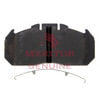 Meritor MDP5060 Disc Brake Pad Set Disc Brake Pad Set, ADB, 9 13/16 in. Backing Plate Width, Twin Piston Caliper, Elsa-2
