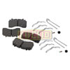 Euclid ED1777S Disc Brake Pad Disc Brake Pad, ADB, 8 1/4 in. Backing Plate Width, Single Piston, 4 5/16 in. Backing Plate