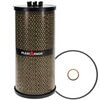 Baldwin P7505 Engine Oil Filter Engine Lube Oil Filter Element - Offset By-Pass Valve, with Attached Gasket