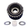 EZ Loader 300-071417 Fifth Wheel Trailer Hitch Roller Hog Ring Style Wobble Roller Wheel with 4.88" Diameter, 1.025" ID Nylon