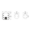 Firestone W013588043 Suspension Air Spring Kit AIRSPRING