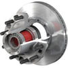 10083392 by CONMET - Disc Brake Rotor and Hub Assembly - Flat Rotor, Aluminum Hub, 3.44 in. Stud, Aluminum Wheels