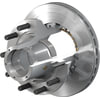 10083509 by CONMET - Disc Brake Rotor and Hub Assembly - Splined Rotor, Aluminum Hub, 2.56 in. Stud, Steel Wheels